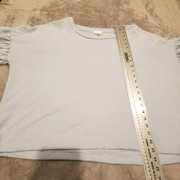 Charming Charlie Boat Neck Tie Sleeve Oversized Sweater Top Pullover XL Blue - Picture 5 of 7